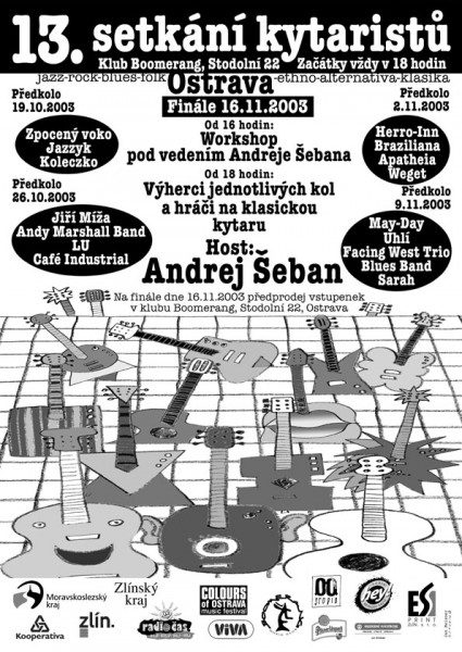 Plakát 13. Setkání kytaristů